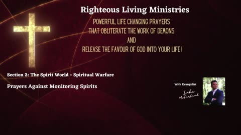 Prayers against Monitoring Spirits