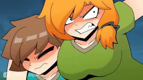 피지컬 vs 기술력 - Physical vs Builder _ Minecraft anime