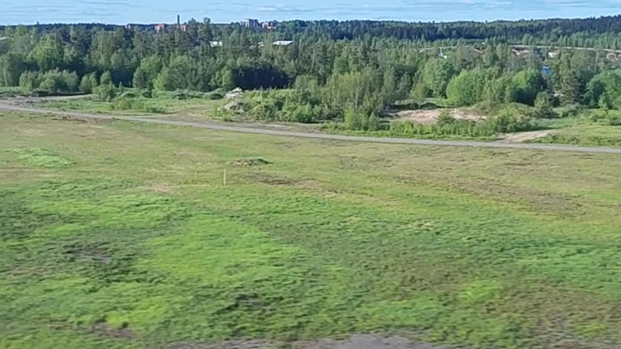 Landing 🛬 at Umeå Airport Sweden 🇸🇪