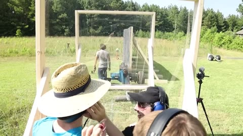 Can 50 000 Magnets Catch A Cannon Ball