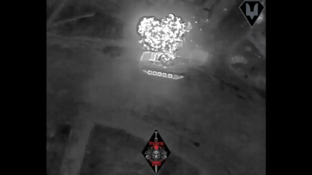 Incredible Detonation of a Russian Armored Vehicles After Repeated Drone Strikes