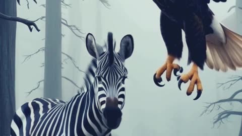 Zebra VS Eagle & Amazing Animal Fights