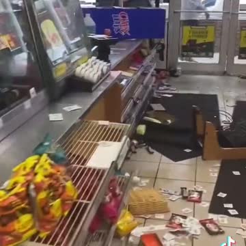 The aftermath of mass looting in Buffalo, NY following Blizzard