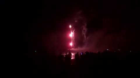 Fireworks Torquay Beach New Years Eve Hervey Bay