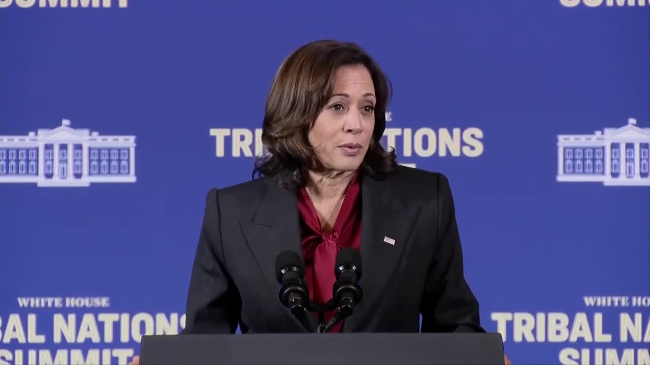 WATCH LIVE: Harris addresses White House Tribal Nations Summit in Washington, D.C.