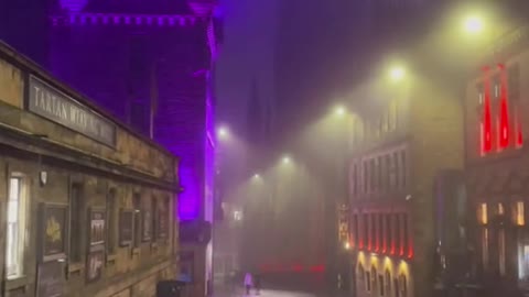 In the fog of Edinburgh, there is an air of mystery that cannot be described