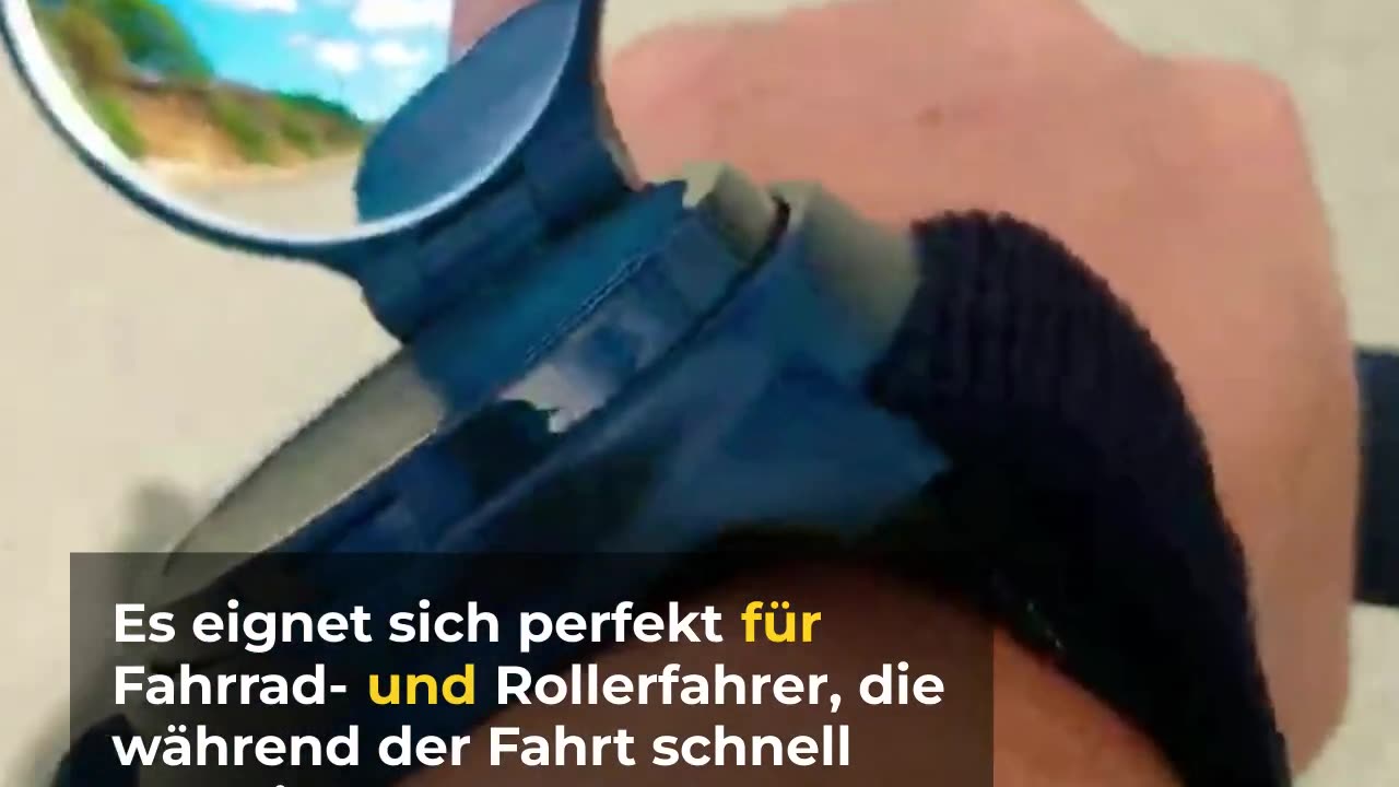 Superbikero Armband für Rückspiegel und Blinker für Fahrrad und Roller EIN leuchtendes Armband