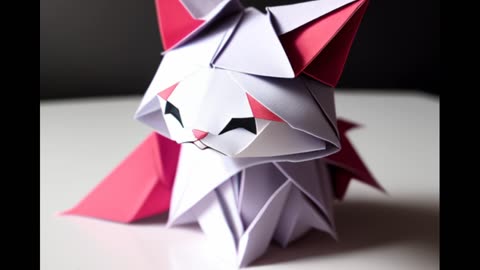 Origami Cat Picture ☯️