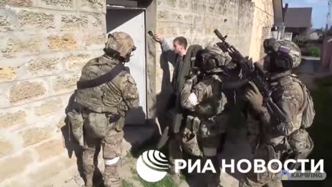 Russian special forces carry out search activities in Kherson region