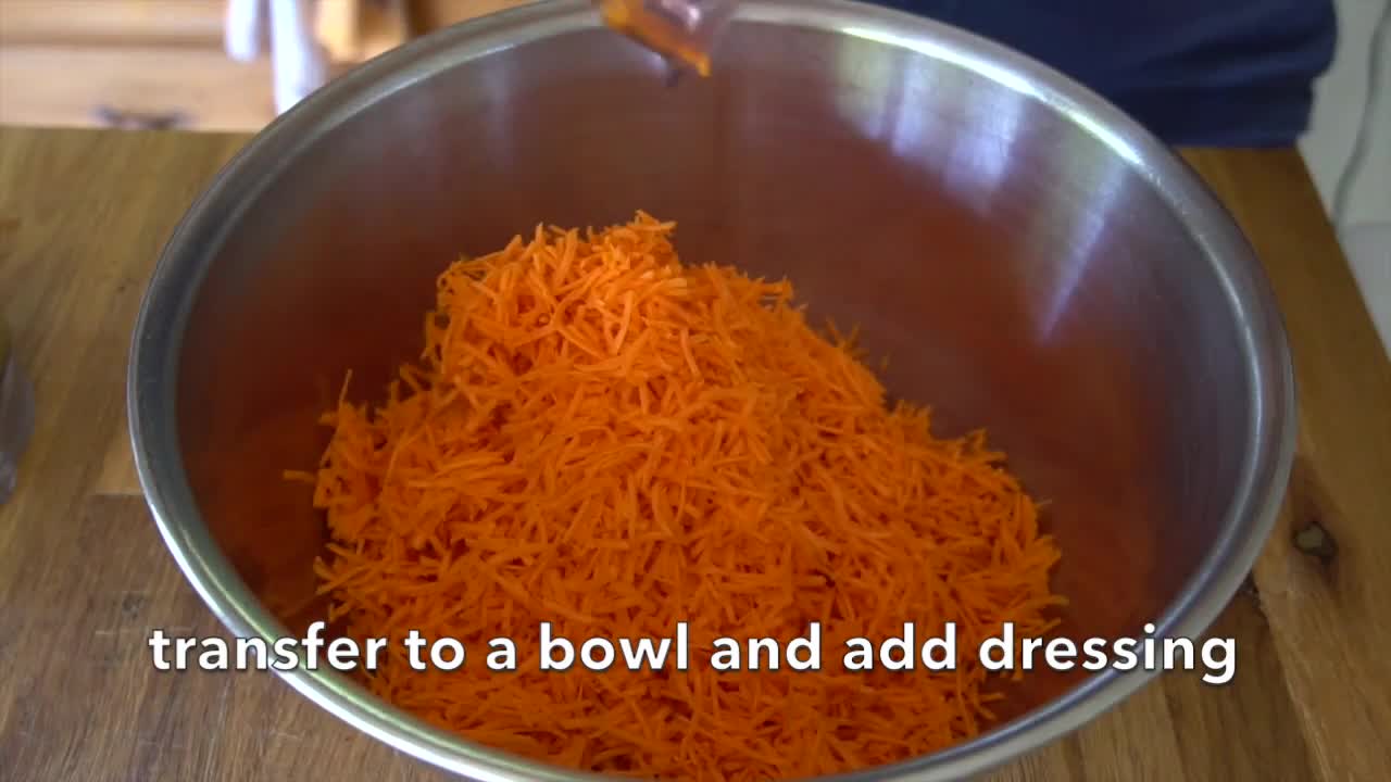 The best GRATED CARROT SALAD | Easy and Delicious