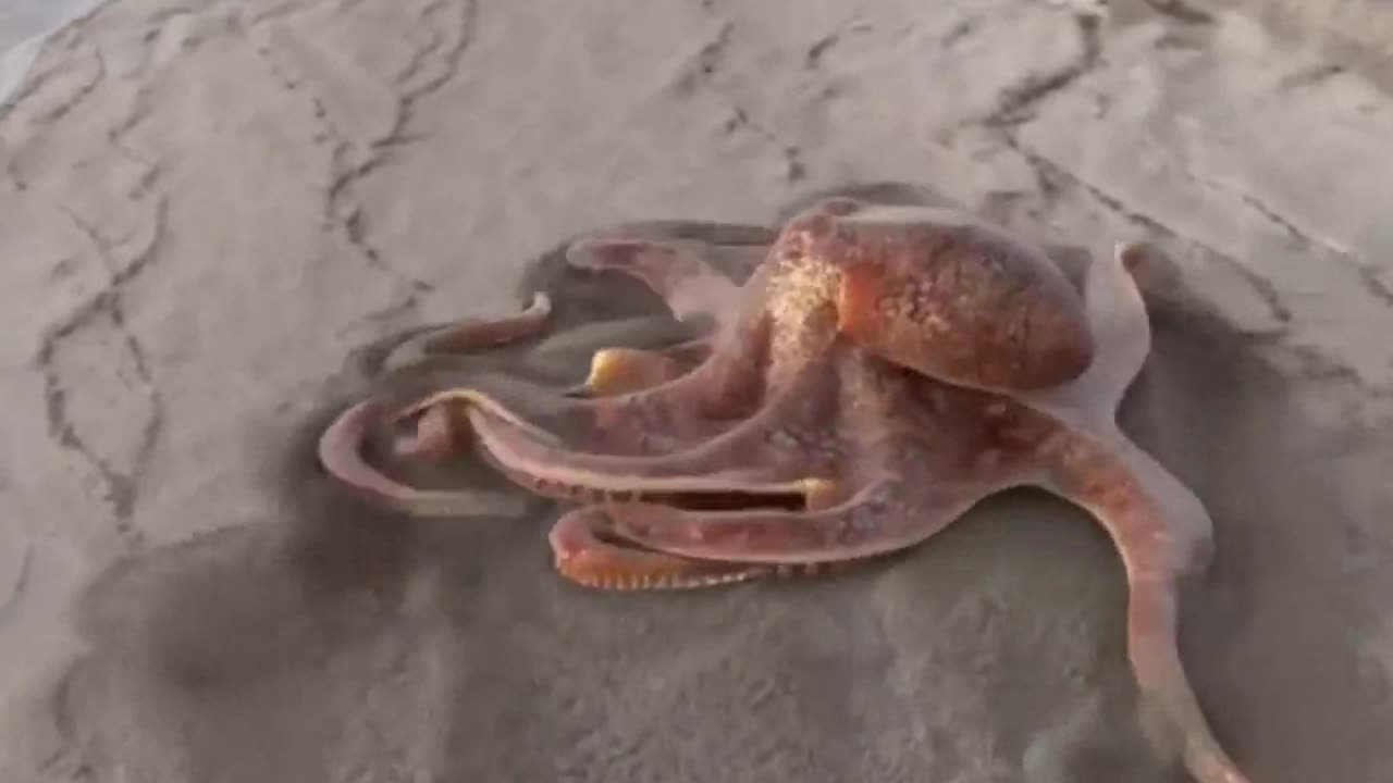 amazing feminine benis walks on sand