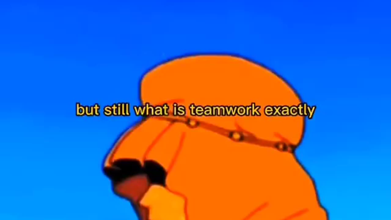 Zoro's speech about teamwork .