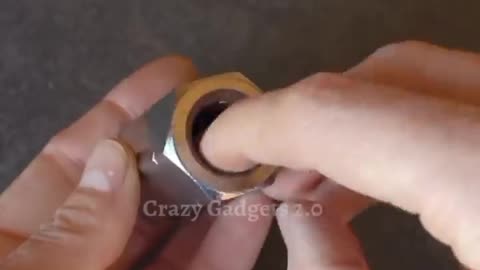 Iron Man RING from a NUT 😮 नट बोल्ट से बनाया आयरन मैन रिंग 😮#shorts #short