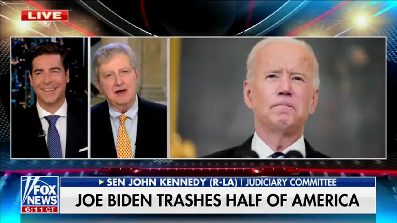 Sen. Kennedy: Biden's speech was a cynical attempt to fill our heads with stupid