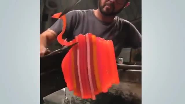 amazing glass sculpture | Satisfying