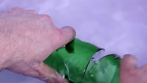 How to cut a glass bottle!