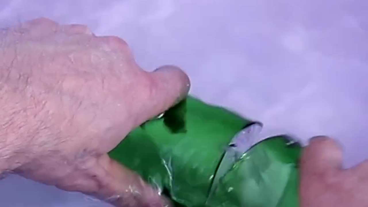 How to cut a glass bottle!