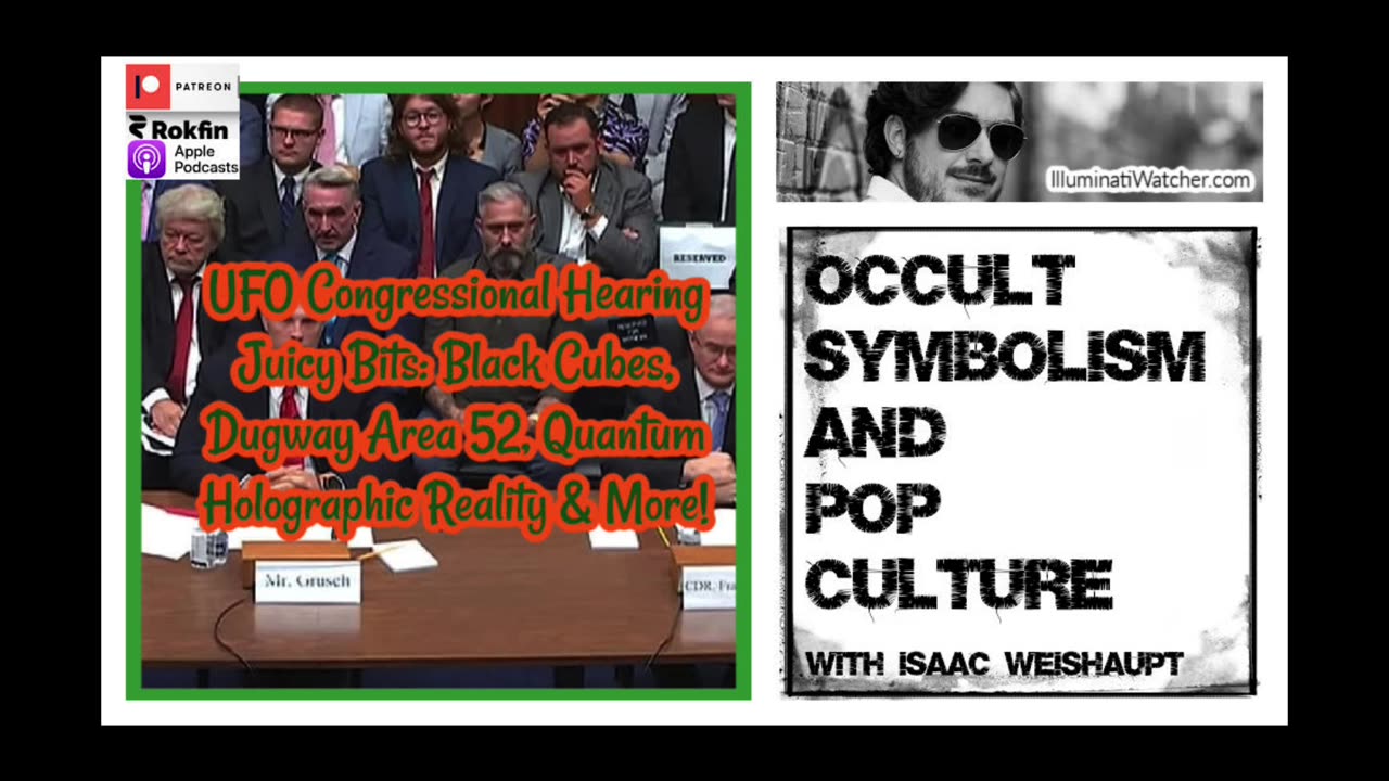 UFO Congressional Hearing Juicy Bits: Black Cubes, Dugway Area 52, Holographic Reality & More!