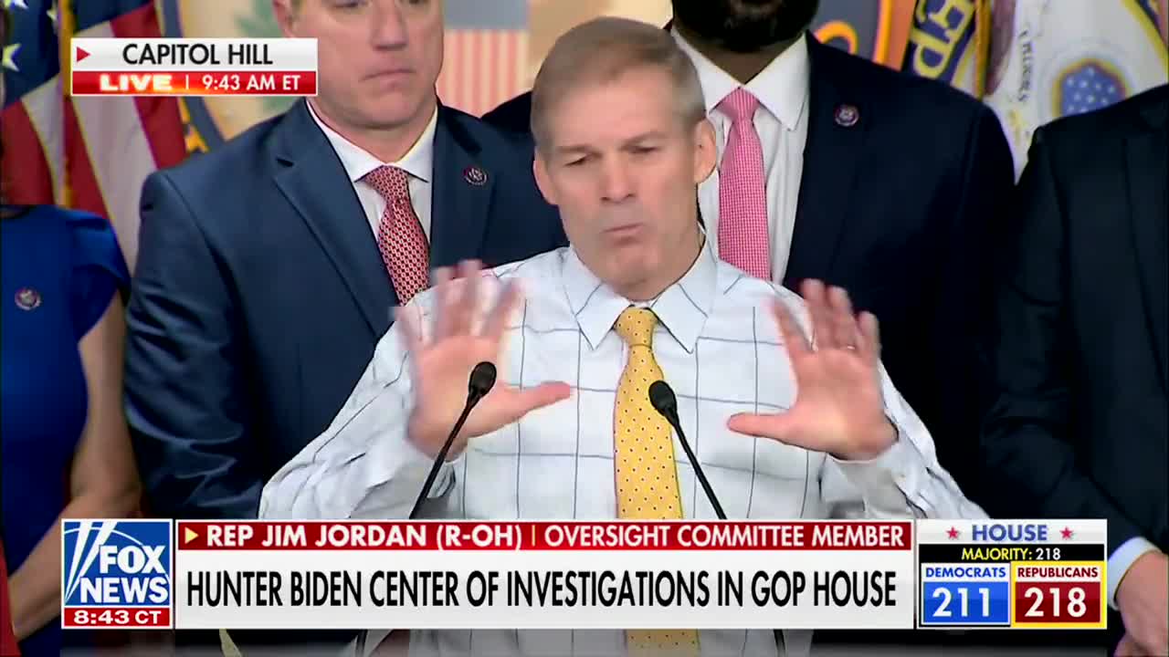 Jordan SLAMS the media for turning a blind eye to the gravitas of the Hunter Biden laptop story.