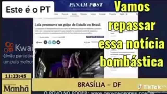 PT PROMOVE GOLPE NO BRASIL