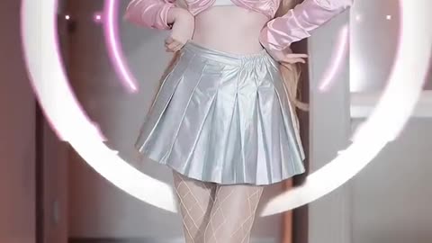Cute girl dance