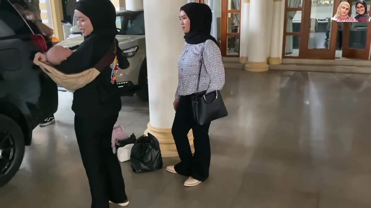 Persiapan menuju tempat resepsi pernikahan rizky febian dan mahalini⁉️