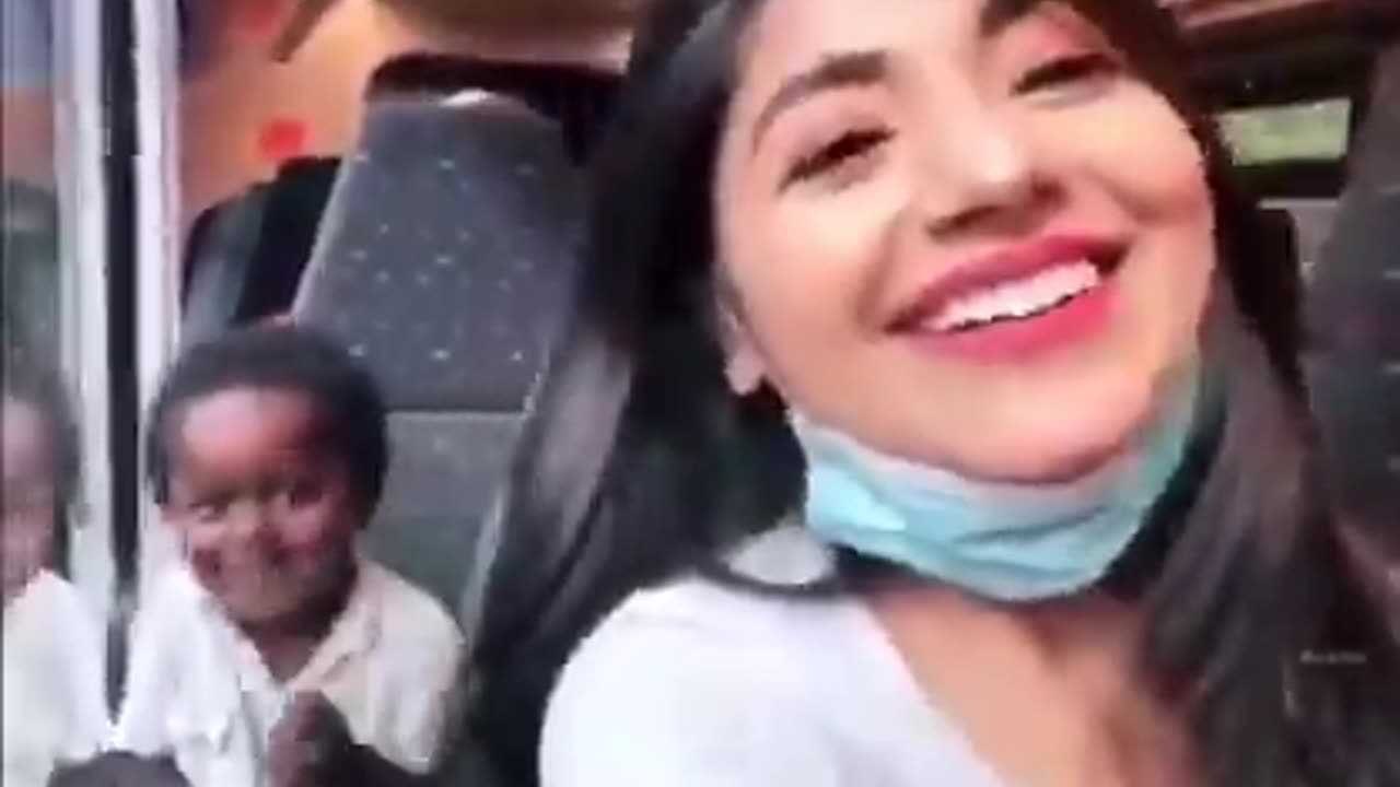 How beautiful it is to make an innocent child happy and laugh.