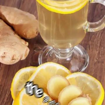 Drink a glass of lemon ginger water every morning on an empty stomach