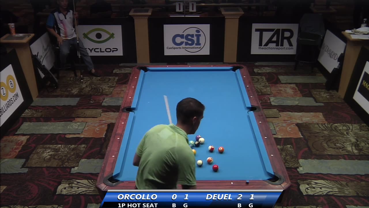 HOTSEAT: Corey Deuel vs Dennis Orcollo ▸ 2014 US Open One Pocket Championship