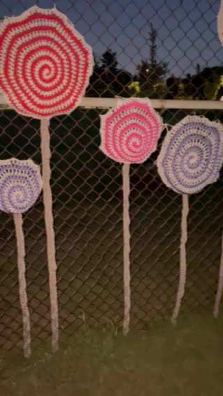 Beautiful woven on a school fence
