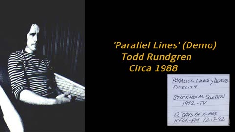 Circa 1988 - Todd Rundgren 'Parallel Lines' Demo