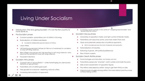 Weekly Webinar #33: “Living Under Socialism”