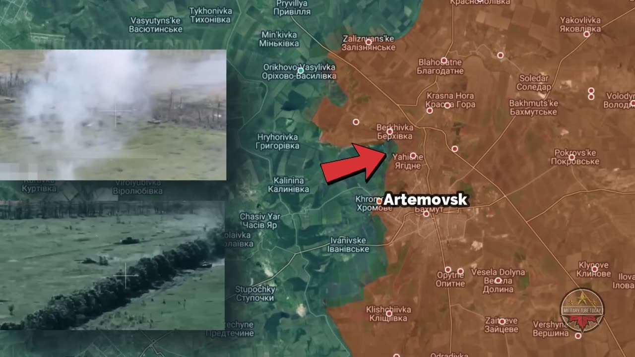 Ukrainian armored columns repeatedly hit and forced to retreat on Artemovsk flanks