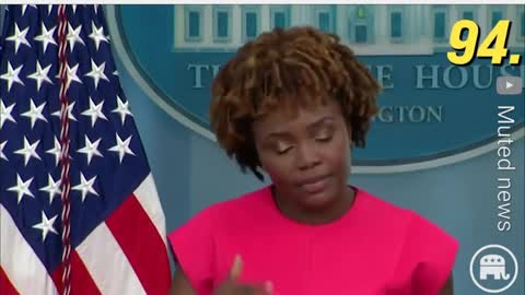 In 2022, US White House press secretary Karine Jean Pierre