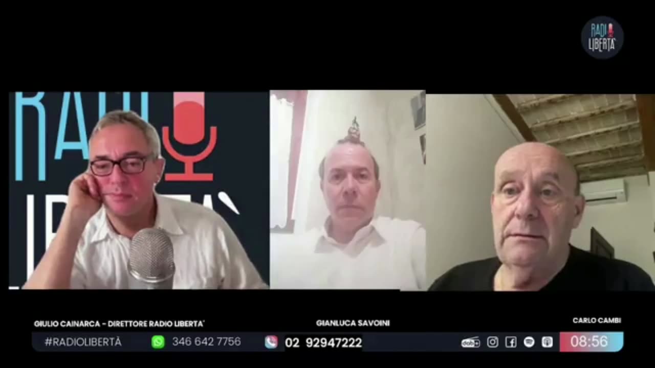 🔴 Conversazione con Gianluca Savoini, Giulio Cainarca e Carlo Cambi (08/06/2023).