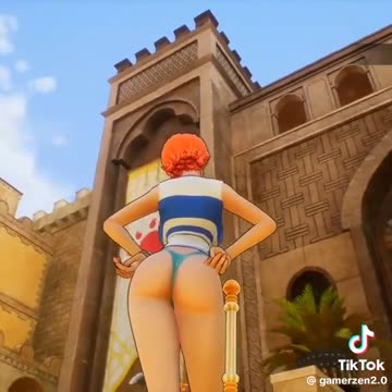 One Piece game with Nami Mod big boobs big butt