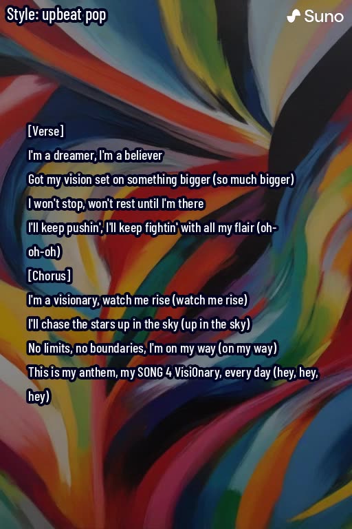 AI SONG 4 @Visionary2222