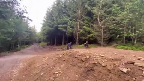 Guy Spins Off His Bike After A Failed Jump Attempt