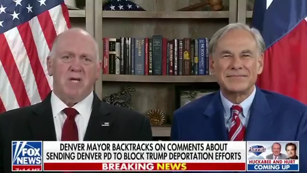 Tom Homan to Denver Mayor’s statement on sanctuary cities: