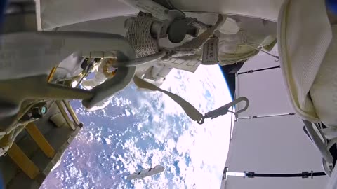 Astronauts accidentally lost a shelid in space (GoPro 8K)