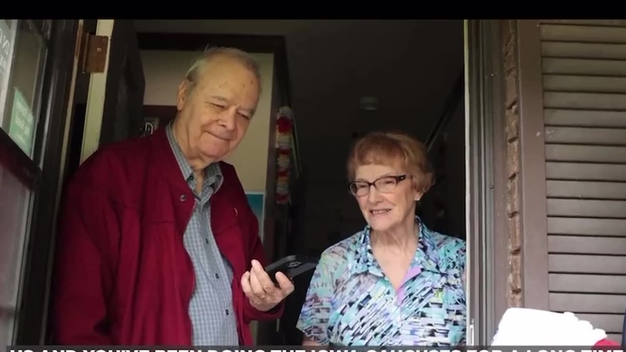 Trump Surprises Two Elderly Iowa Supporters Who Missed His Rally Due to Tornado Warnings