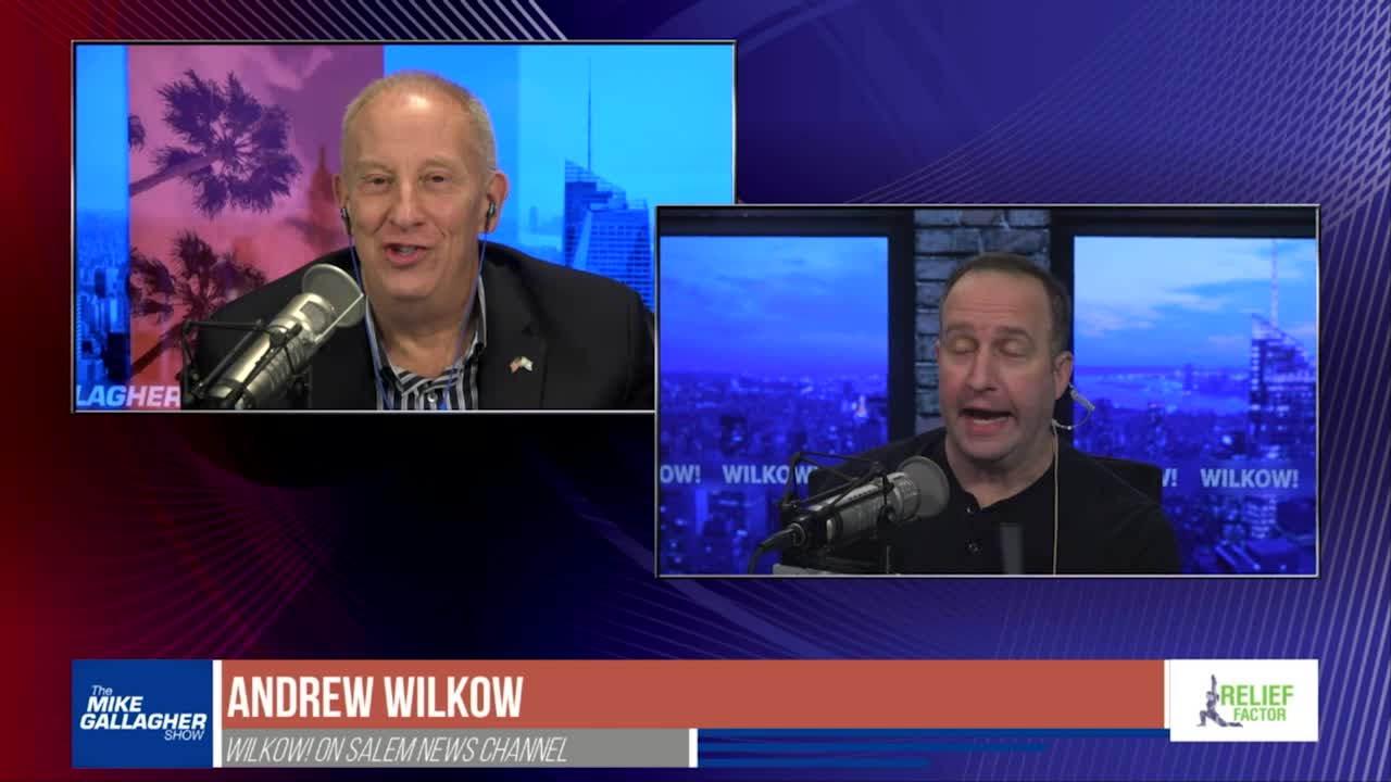 Mike interviews Andrew Wilkow to discuss the launch of his new show, "Wilkow!” on Salem News Channel