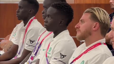 Inside a #FIFAWorldCup Team Arrival Meeting 🤳