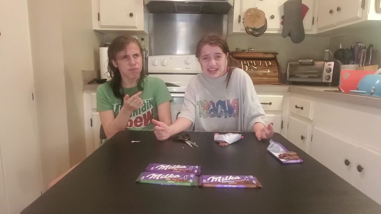 Lily Tries Milka Chocolate Bars pt2