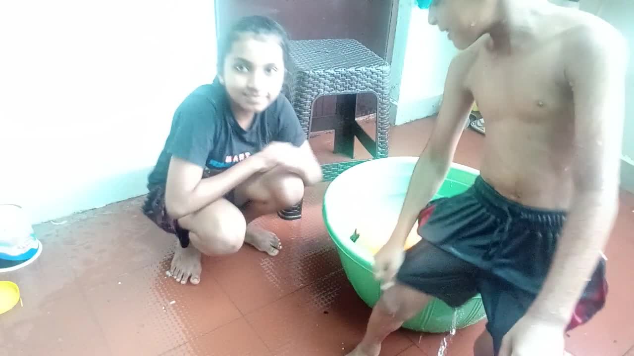 swimming pool made by kids