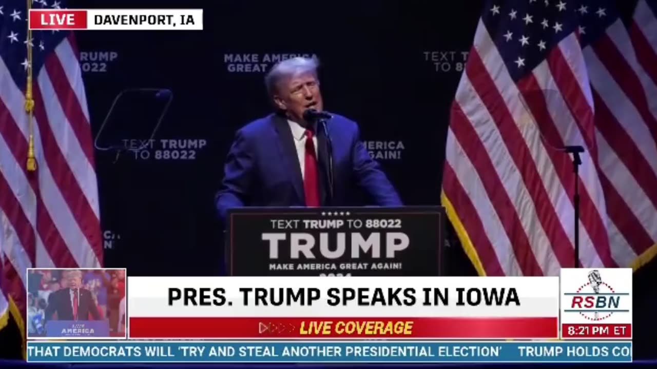 Trump: “I will immediately sign a new executive order to cut federal funding for any school that’s pushing critical race theory, transgender insanity, and any inappropriate racial, sexual, or political content on our children.”