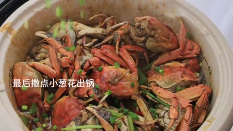 Extremely fragrant Chinese mitten crab, simple and easy to learn