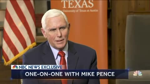 Judas Pence offers himself up on NBC News as a ‘better choice’ than President Trump