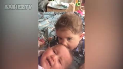 Funny Baby Twin