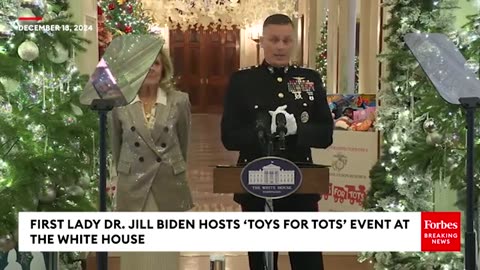 VIRAL MOMENT: Child Calls Out 'Happy Christmas!' After Jill Biden Says, 'Happy Holidays'